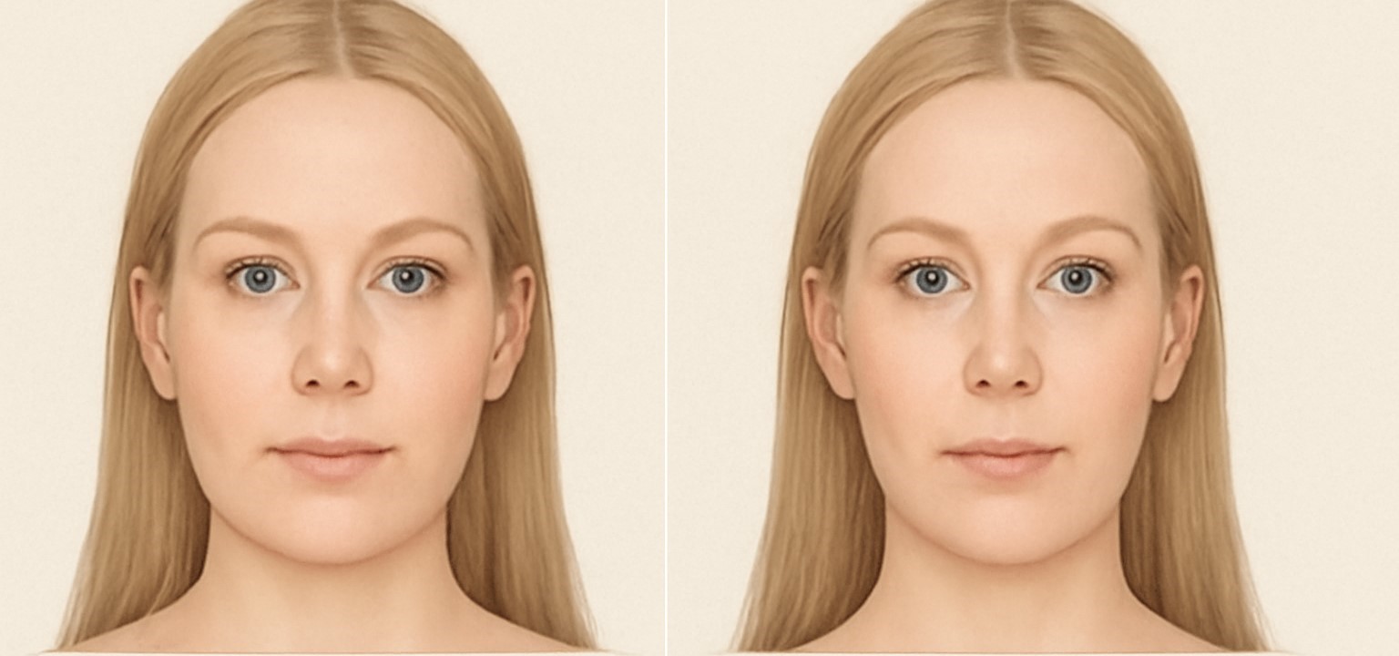 Bichectomy before and after-2